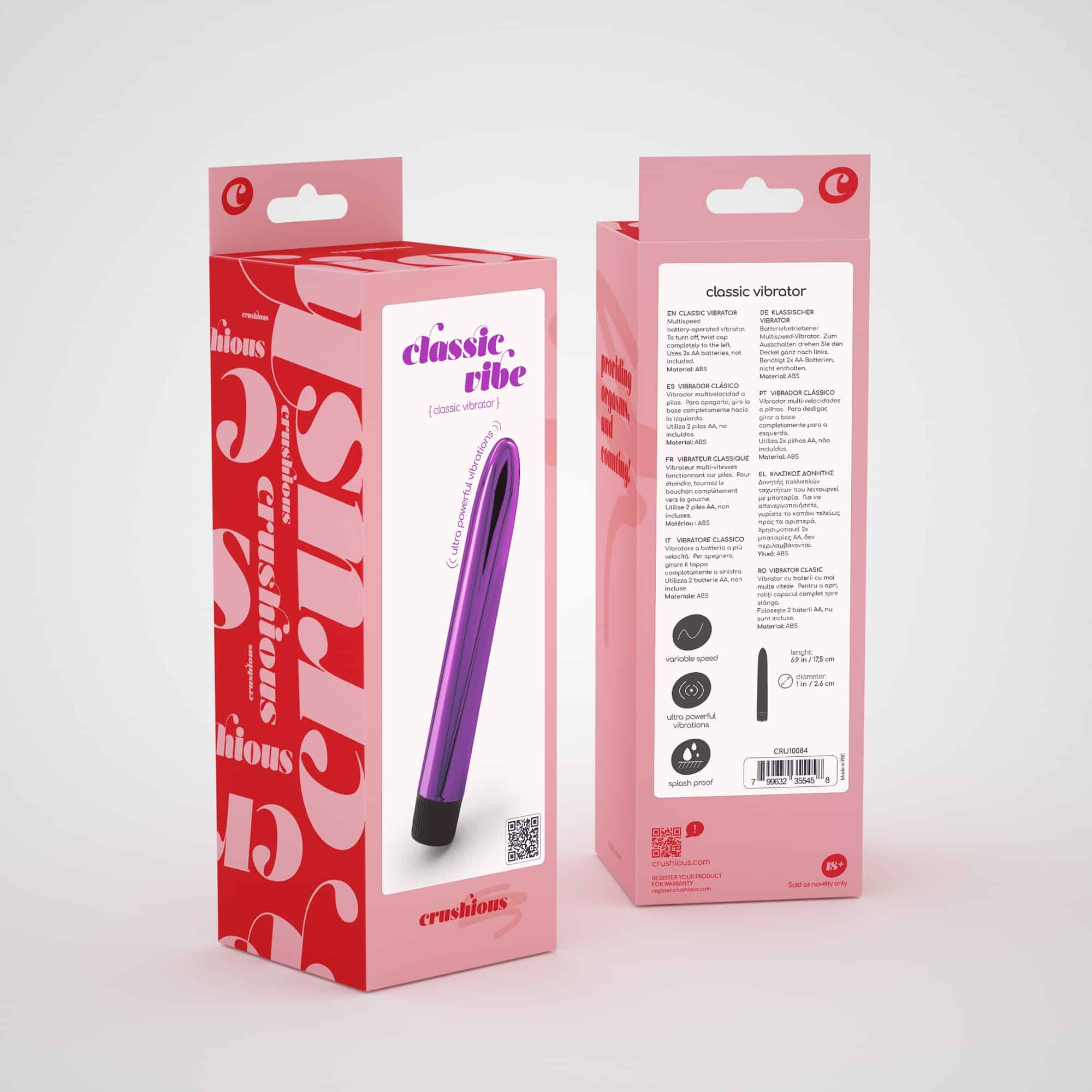 Crushious - Vibrador Classic Vibe  Roxo - Image 7