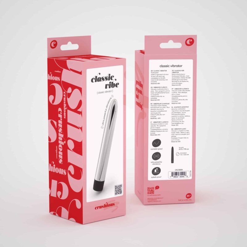 Crushious - Vibrador Classic Vibe  Prateado - Image 7