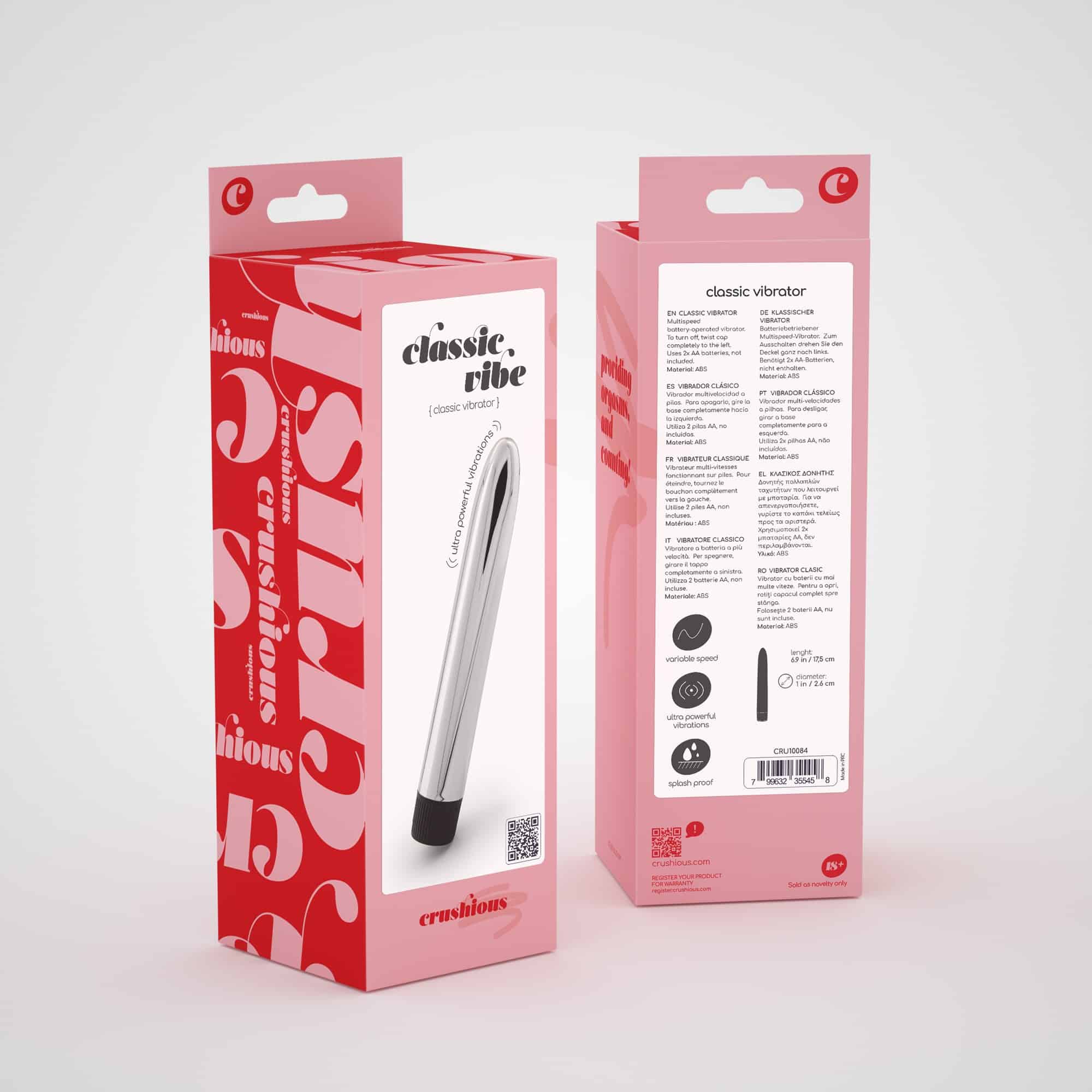 Crushious - Vibrador Classic Vibe  Prateado - Image 7