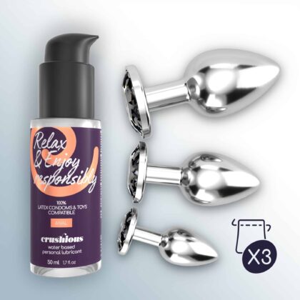 Crushious - Bijou Anal Wet Train Trio  Preto