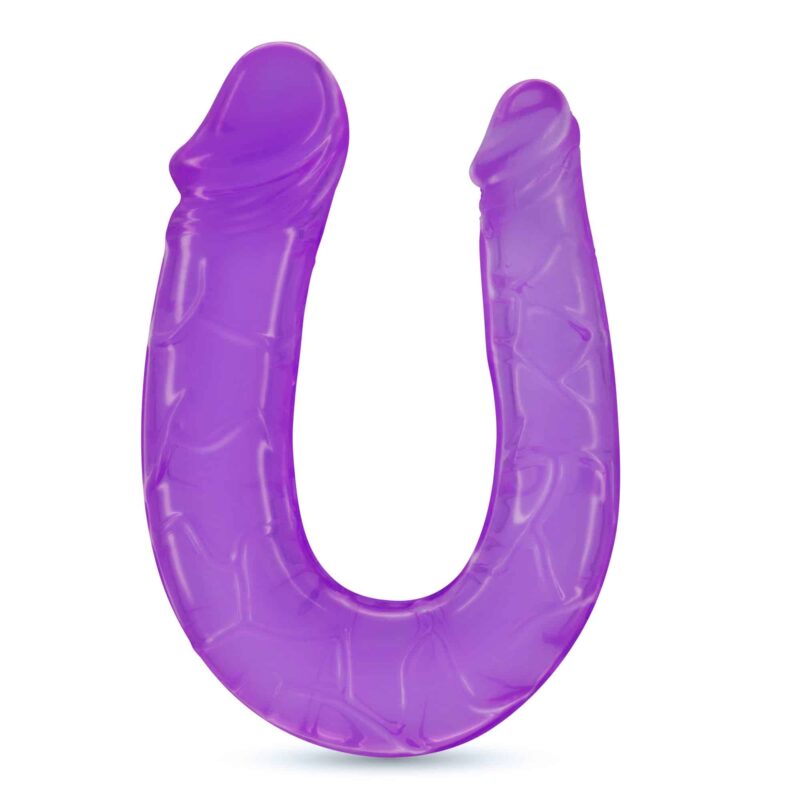 Crushious - Deep Diver Dildo Duplo Com Lubrificante Anal 50ml  Roxo - Image 2