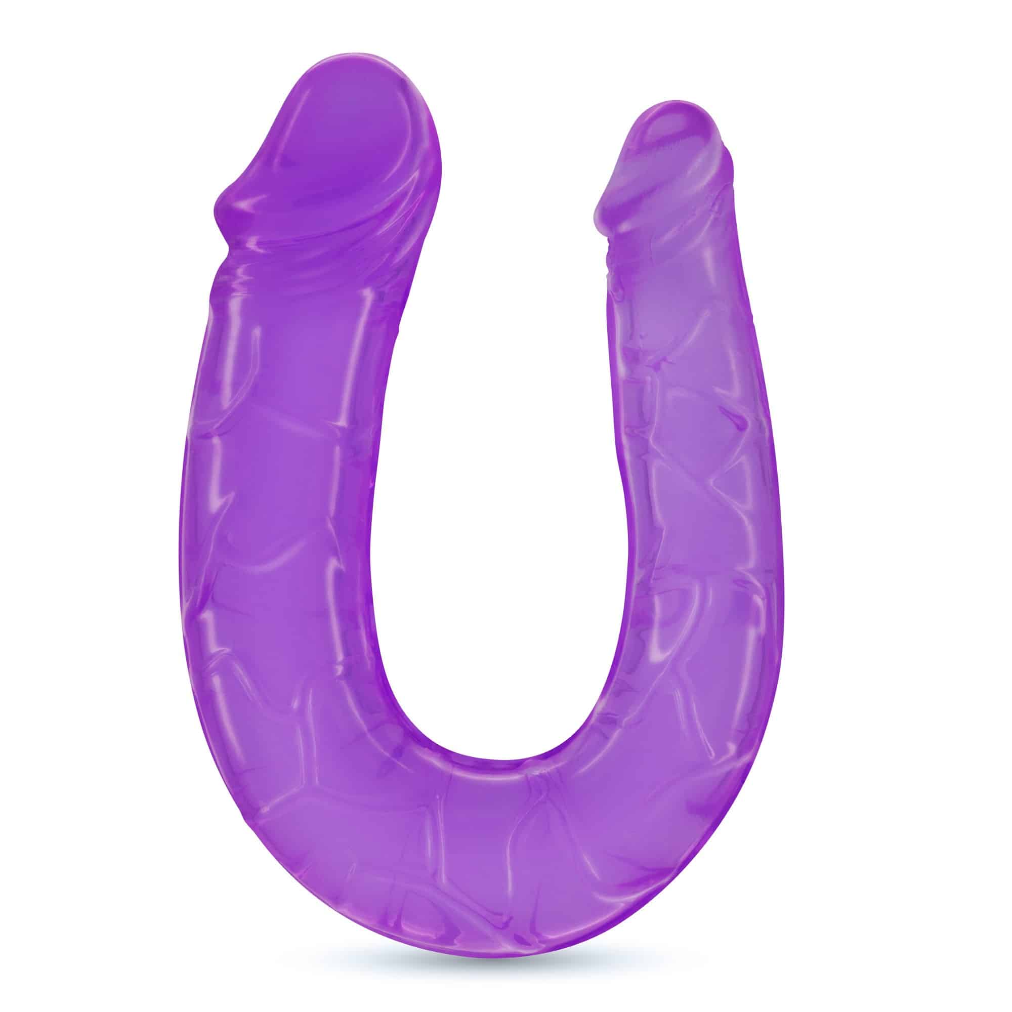Crushious - Deep Diver Dildo Duplo Com Lubrificante Anal 50ml  Roxo - Image 2