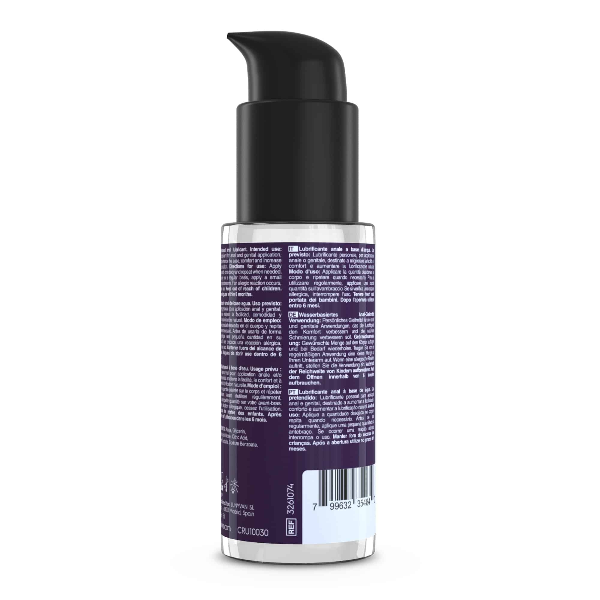 Crushious - Deep Diver Dildo Duplo Com Lubrificante Anal 50ml  Roxo - Image 4