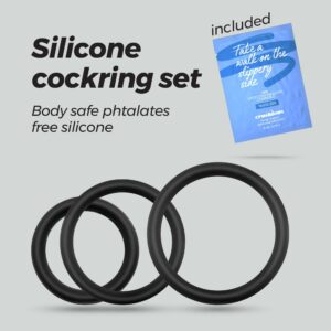 Crushious - Bandoleros Conjunto De Anéis De Silicone Para O Pênis