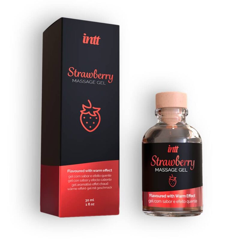 Intt - Gel De Massagem Com Sabor A Morango  30ml - Image 2