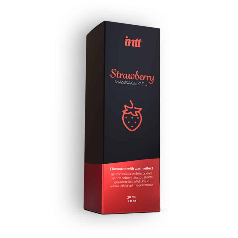 Intt - Gel De Massagem Com Sabor A Morango  30ml - Image 3