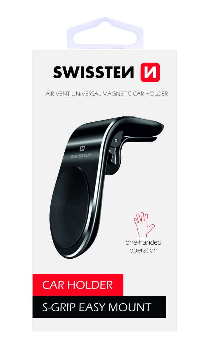 Swissten - Magnetic Car Holder Easy Mount (black) - Image 3