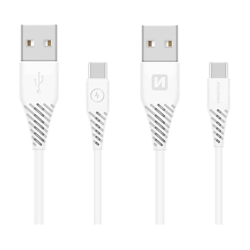 Swissten - Cable USB - USB-C Fast Charging (1.5m-white) - Image 3