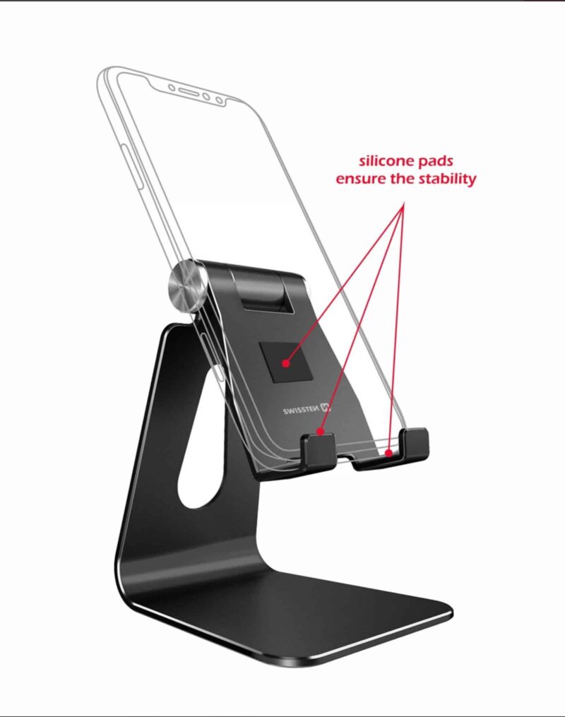 Swissten - Aluminium Stand for Smartphone - Image 3