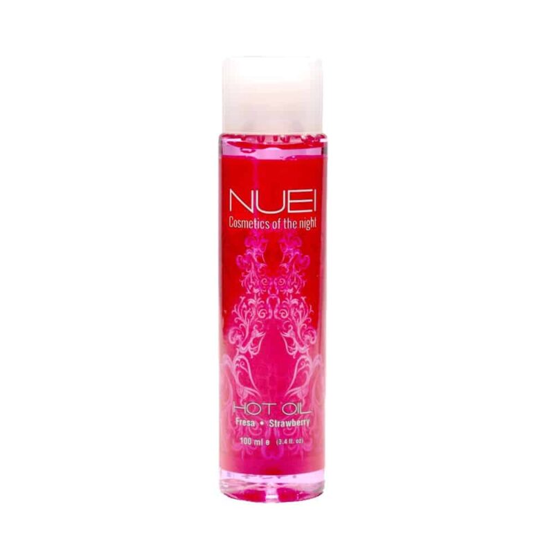 Nuei - Óleo De Massagem Com Efeito Calor Morango Hotoil  100ml - Image 2