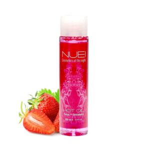 Nuei - Óleo De Massagem Com Efeito Calor Morango Hotoil  100ml
