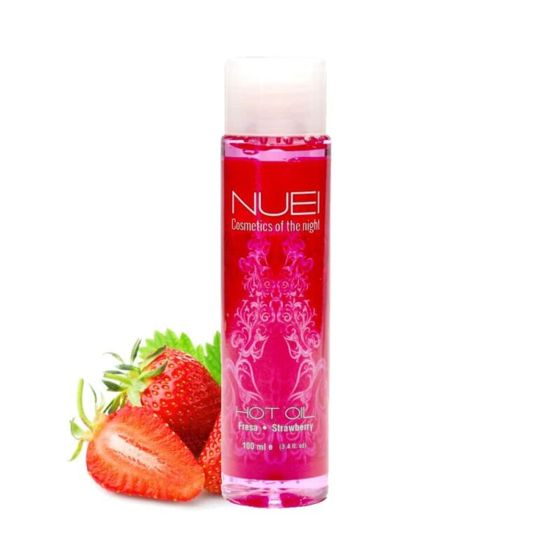 Nuei - Óleo De Massagem Com Efeito Calor Morango Hotoil  100ml