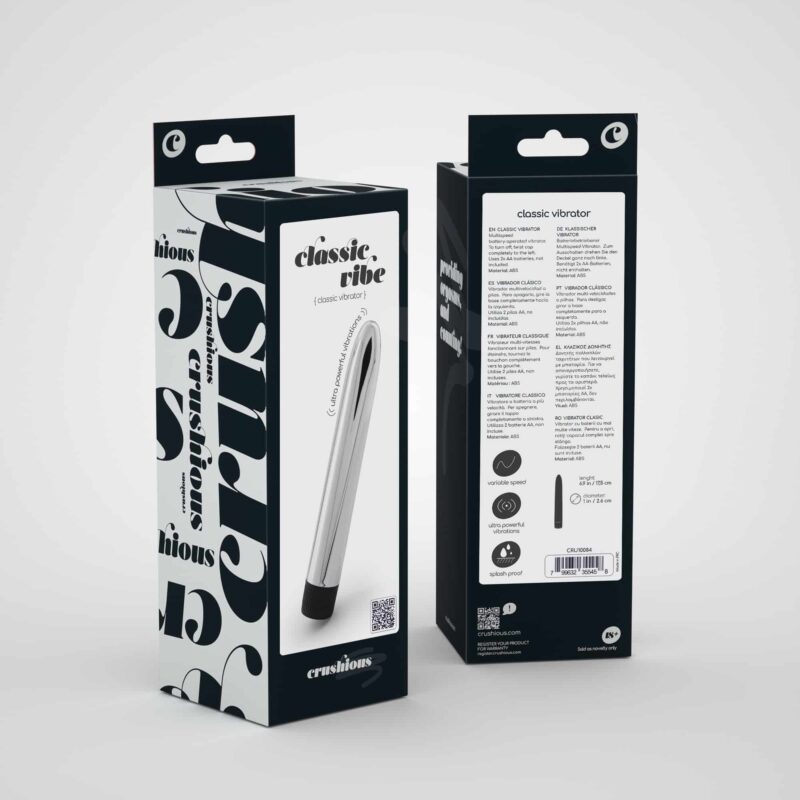 Crushious - Vibrador Classic Vibe  Prateado - Image 8