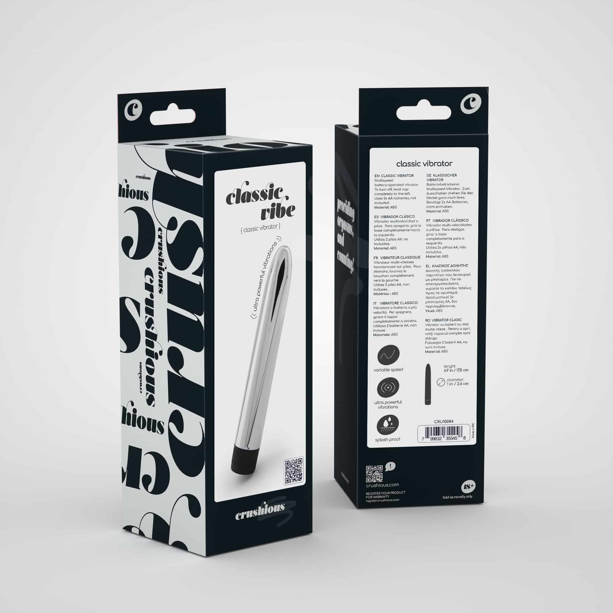 Crushious - Vibrador Classic Vibe  Prateado - Image 8