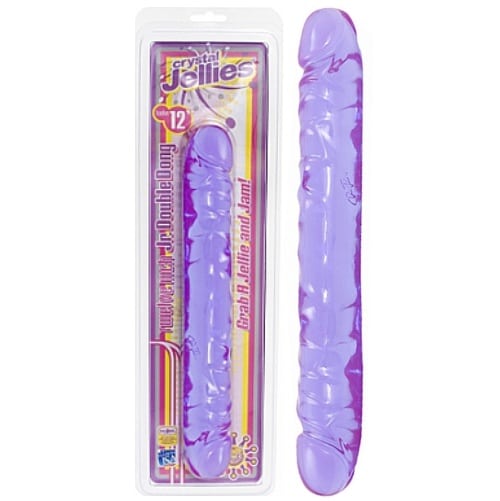 Doc Johnson - Dildo Duplo Jr Double Dong 30,5 Cm Roxo