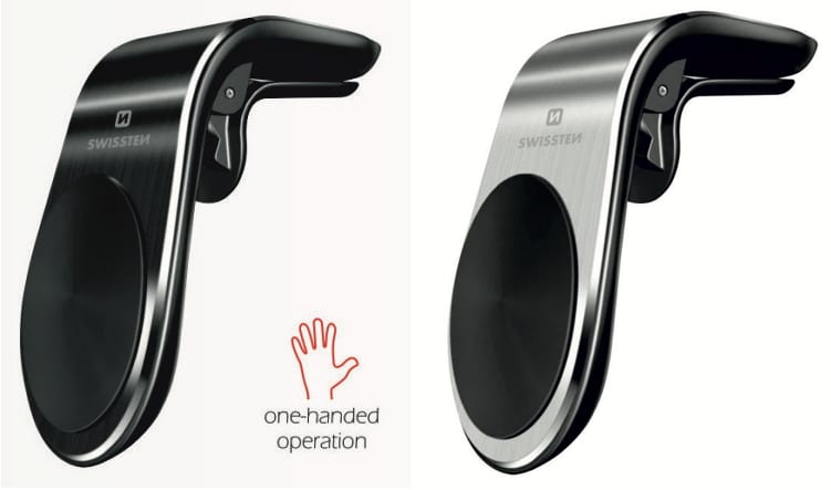 Swissten - Magnetic Car Holder Easy Mount (black) - Image 4