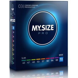 My Size Pro - Preservativos 72 Mm 3 Unidades