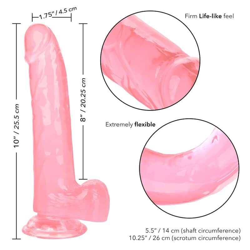 Calex Size Queen Dildo - Rosa 20,3 Cm - Image 3