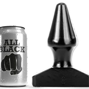 All Black - Plugue Todo Preto 15,5 Cm