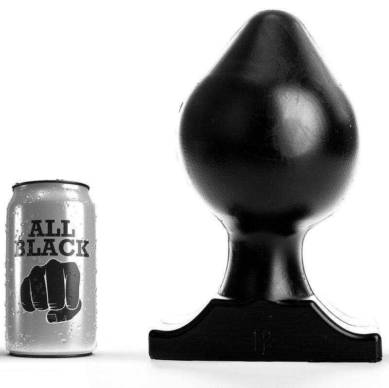 All Black - Plugue Todo Preto 22,5 Cm 12 Polegadas