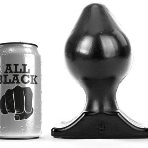 All Black - Plugue Todo Preto 16,5 Cm 9 Polegadas