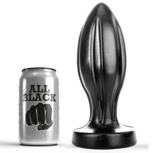 All Black - Todos Os Plugue Anal Preto 21cm