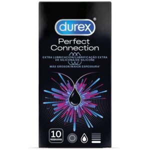 Durex - Perfect Connection Silicone Extra Lubrificação 10 Unidades