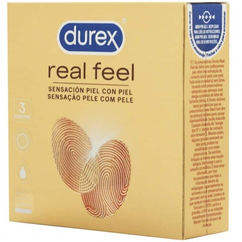 Durex - Preservativos Real Feel 3 Uds