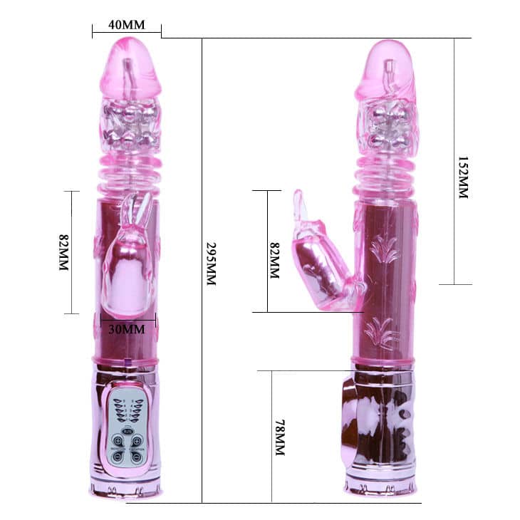 Baile - Throbbing Bunny Rotador Rampante Rosa - Image 7