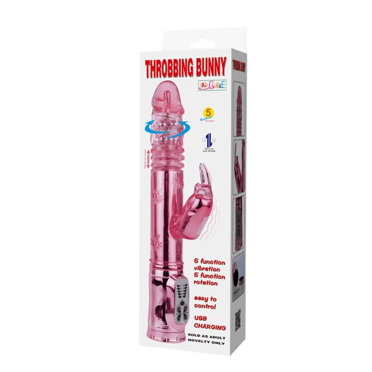 Baile - Throbbing Bunny Rotador Rampante Rosa - Image 11