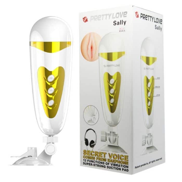 Pretty Love Male - Masturbador Masculino Con Vibraçãon Y Sonido Sally Love