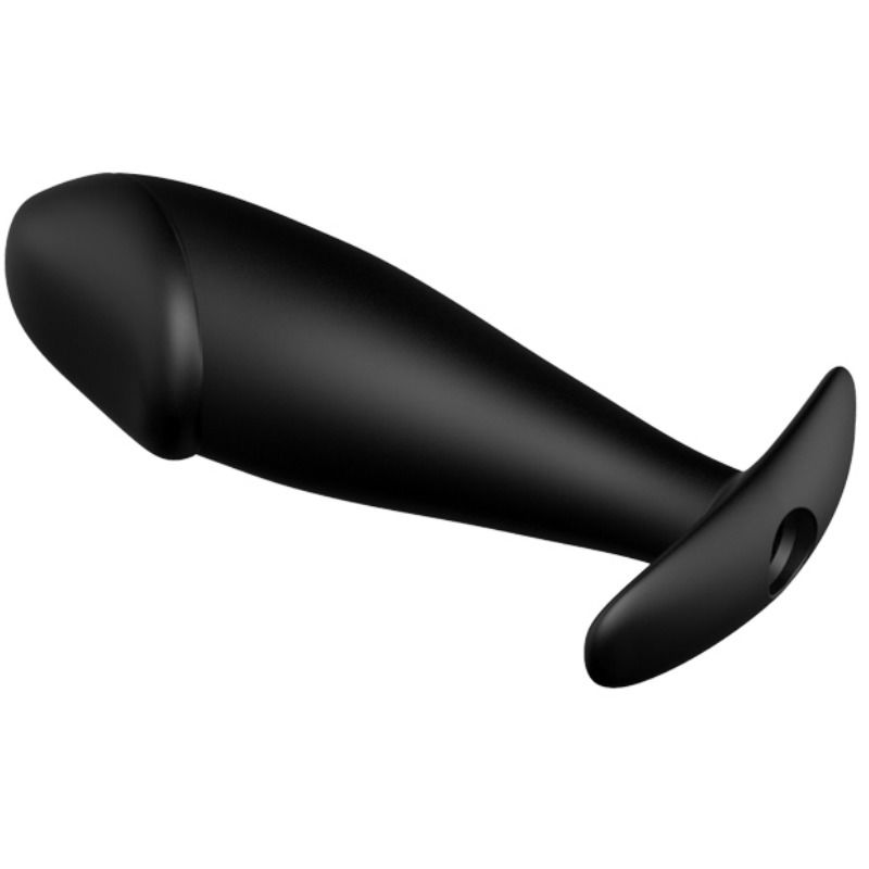 Pretty Love Bottom - Love Plug Anal Silicona Forma Pene Y 12 Modos Vibraçãon - Negro - Image 3