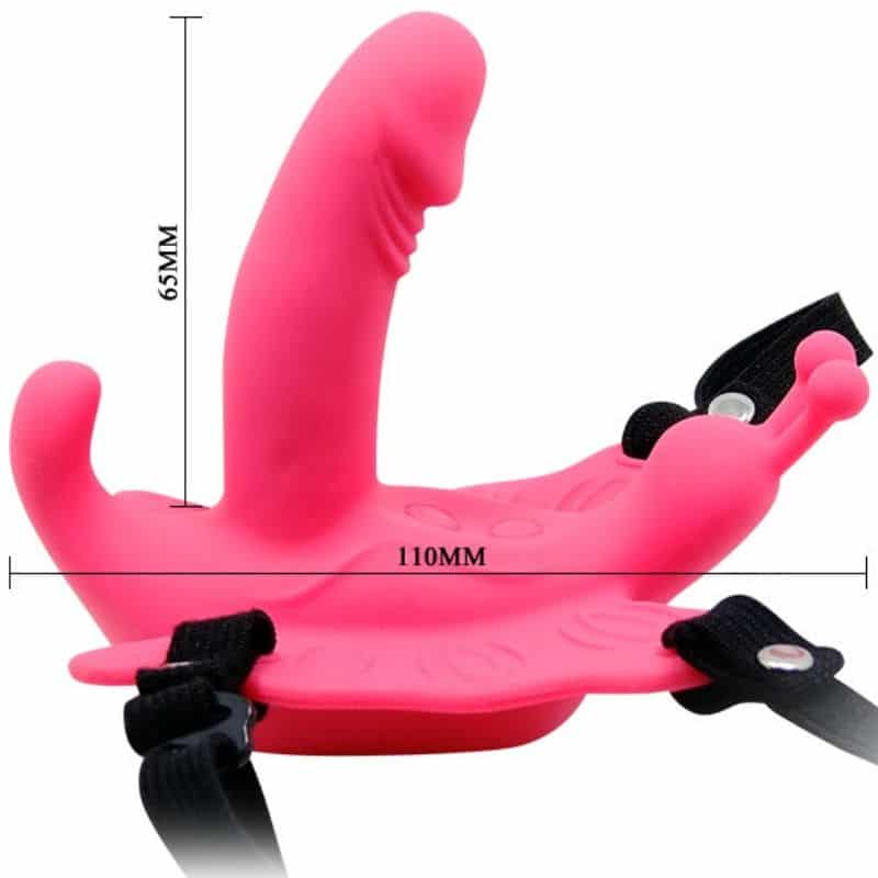 Baile - Ultra Passionate Arnês Mariposa Vibrador - Image 5