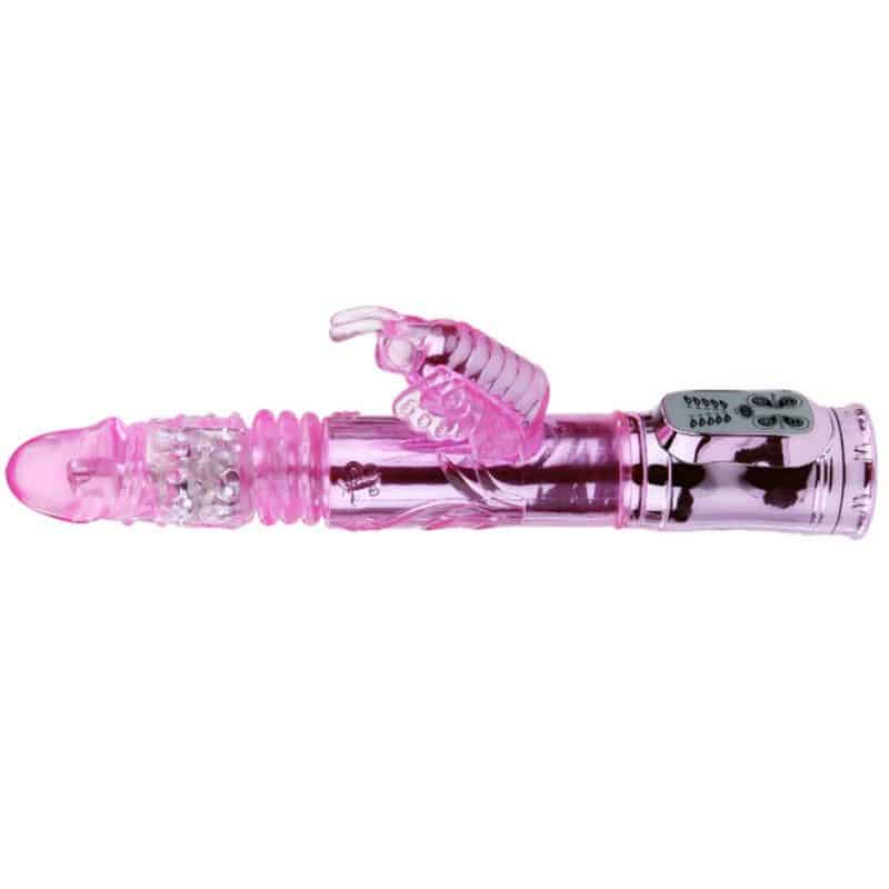 Baile - Vibrador Recargable Con Rotacion Y Estimulador Throbbing Butterfly - Image 5