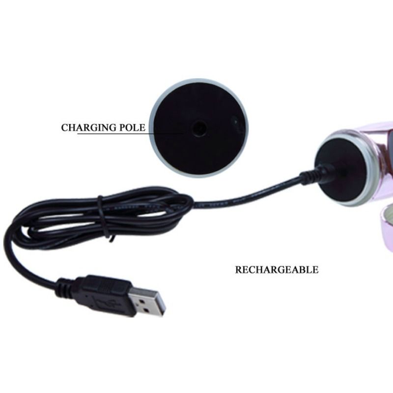Baile - Vibrador Recargable Con Rotacion Y Estimulador Throbbing Butterfly - Image 7
