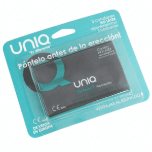 Uniq - Smart Pré-Ereção Gratuito Latex 3uds