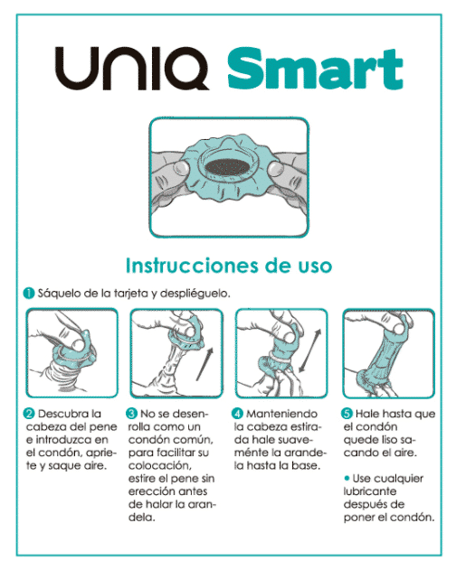 Uniq - Smart Pré-Ereção Gratuito Latex 3uds - Image 2