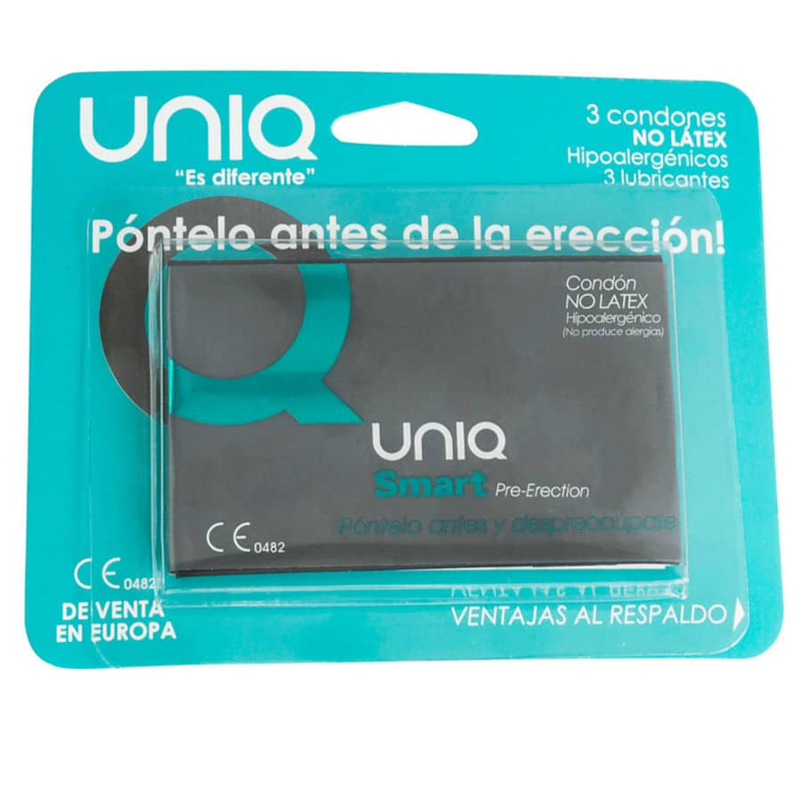 Uniq - Smart Pré-Ereção Gratuito Latex 3uds - Image 3