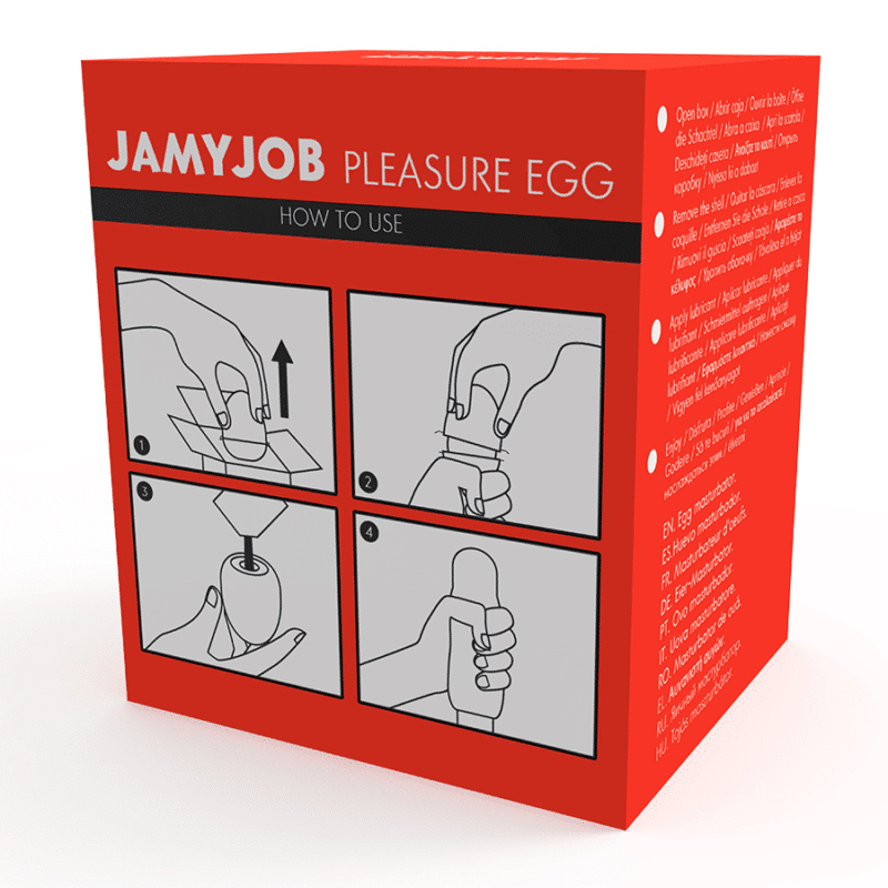 Jamyjob - Egg Masturbator Red Version Discrett - Image 10
