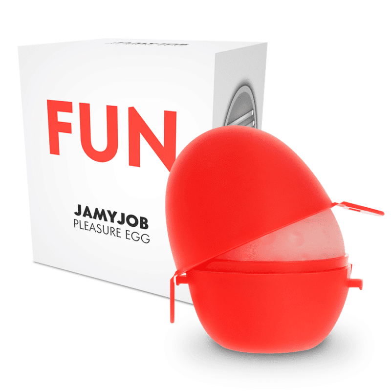 Jamyjob -Masturbador De Ovo Edio Vermelha Discrett - Image 2