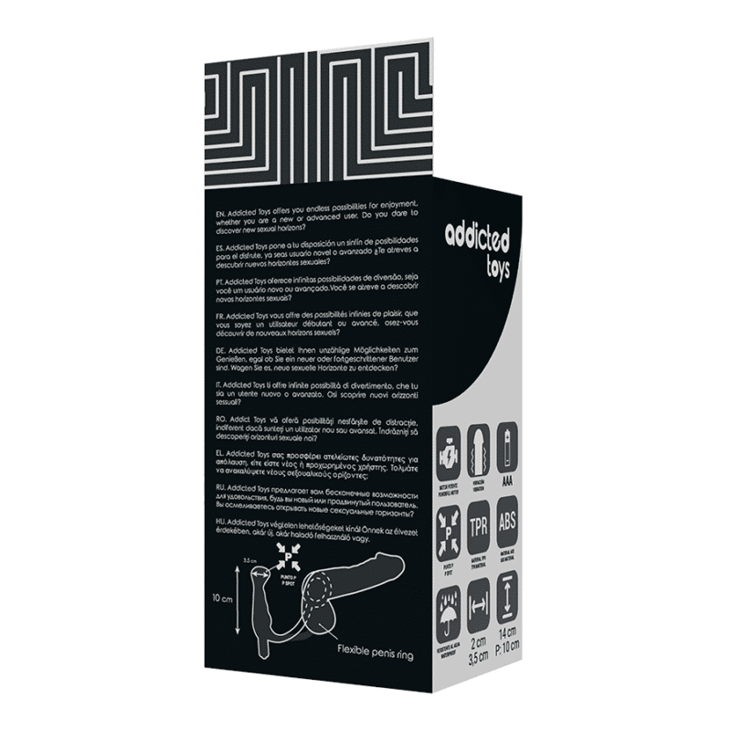 Addicted Toys - Toys Toys Vibrator Prost Tico Black 10 Cm - Image 5