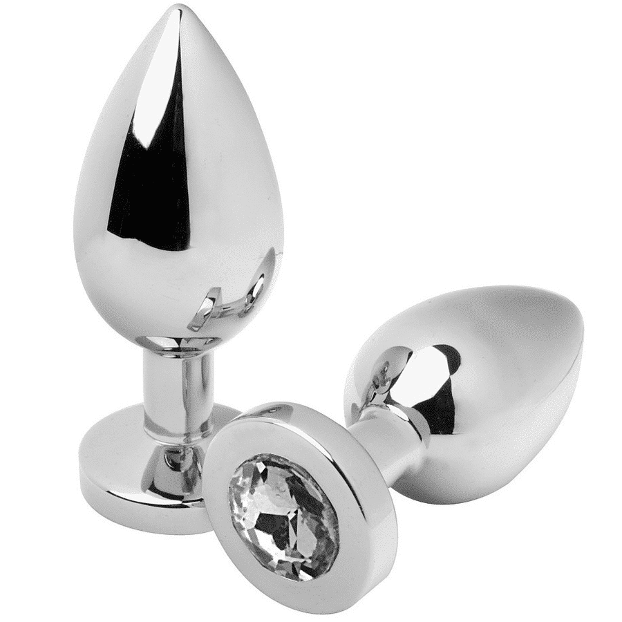 Metal Hard - Hard Anal Plug Diamond Clear Medium 7,62cm
