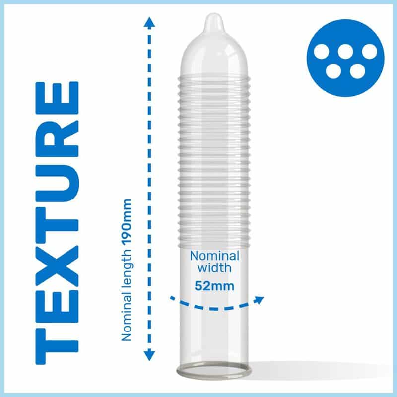 Pasante - Thru Condoms Ribbed / Passion 12 Pack - Image 3