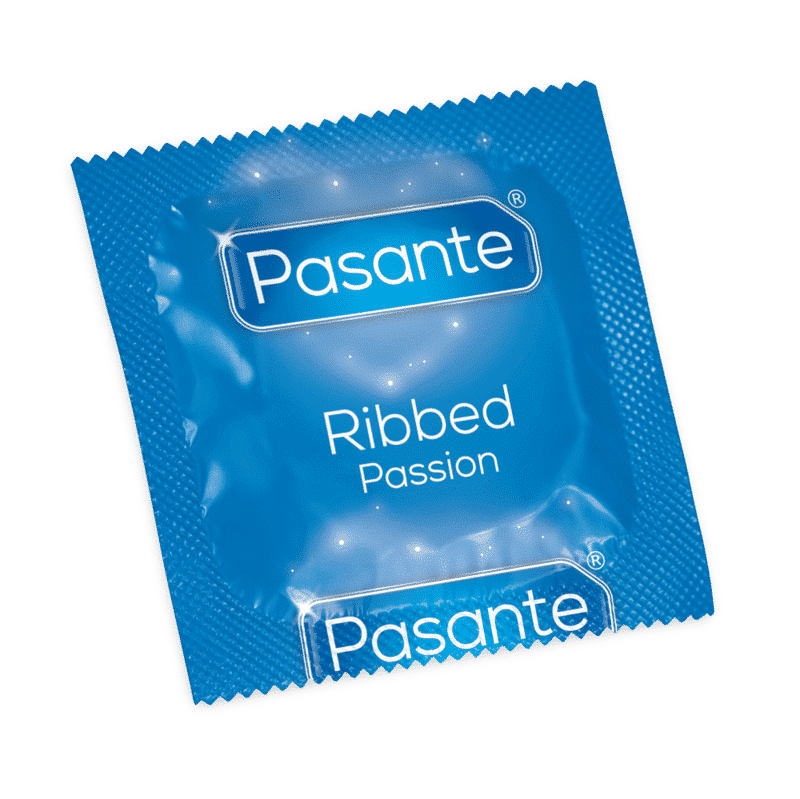 Pasante - Thru Condoms Ribbed / Passion 12 Pack - Image 2