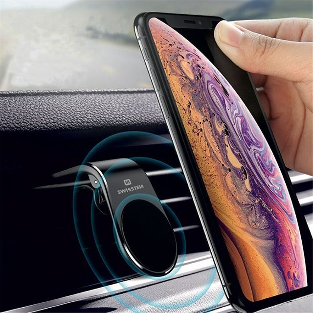 Swissten - Magnetic Car Holder Easy Mount (black) - Image 5