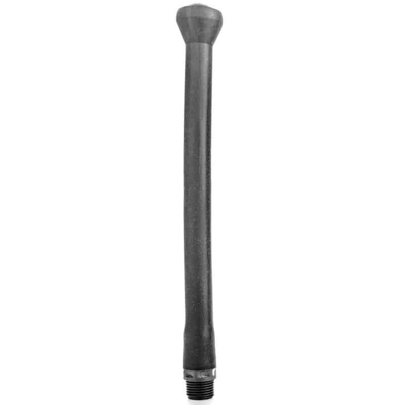 All Black - Rolha De Douche Anal De Silicone Preto 27cm