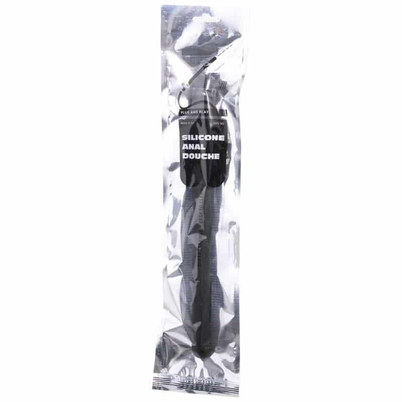 All Black - Rolha De Douche Anal De Silicone Preto 27cm - Image 2