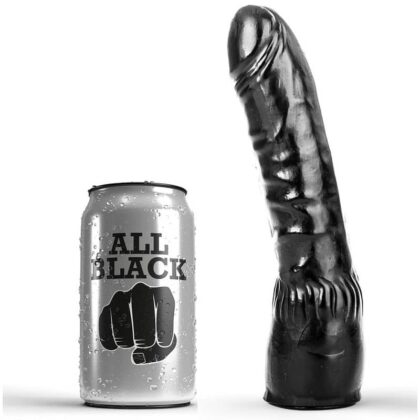 All Black - Dildo 20cm Curvo