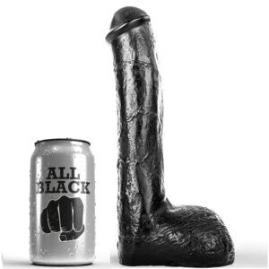 All Black - Pênis Realistico Preto 23cm