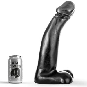 All Black - Dildo 29cm Fisting Com Testículos